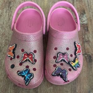 Crocs Sparkle Pink 12